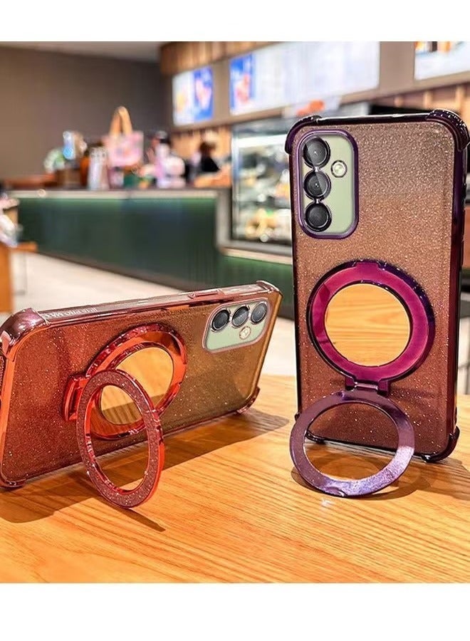 جراب واقٍ لامع مطلي بالكهرباء مناسب لهاتف Samsung Galaxy A56 - Image 4